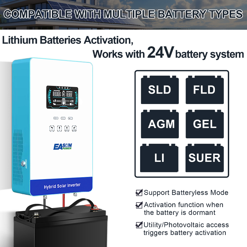 EASUN POWER 4000W 24V Şebeke D - Grid Tie Inverter Limiter 2000W incelemesi ve fiyatı