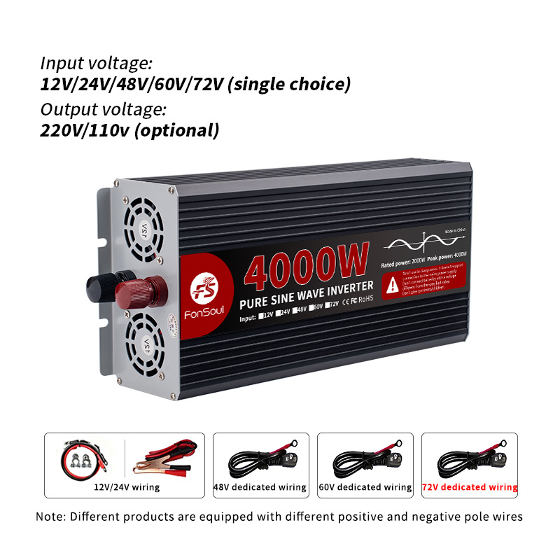 Gerçek Güç Saf Sinüs Dalga İnv - Pure Sine Wave Inverter 5000W 48V 220V incelemesi ve fiyatı