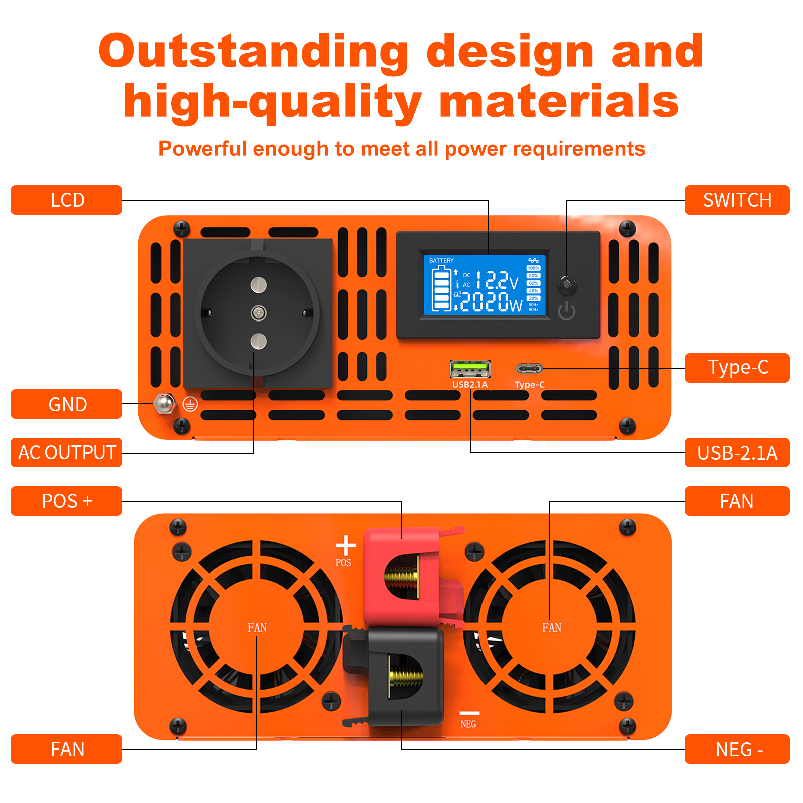 4000W Tepe Gücü 12v 24V 48V DC - Power Inverter 12V 220V 4000W Continuous incelemesi ve fiyatı