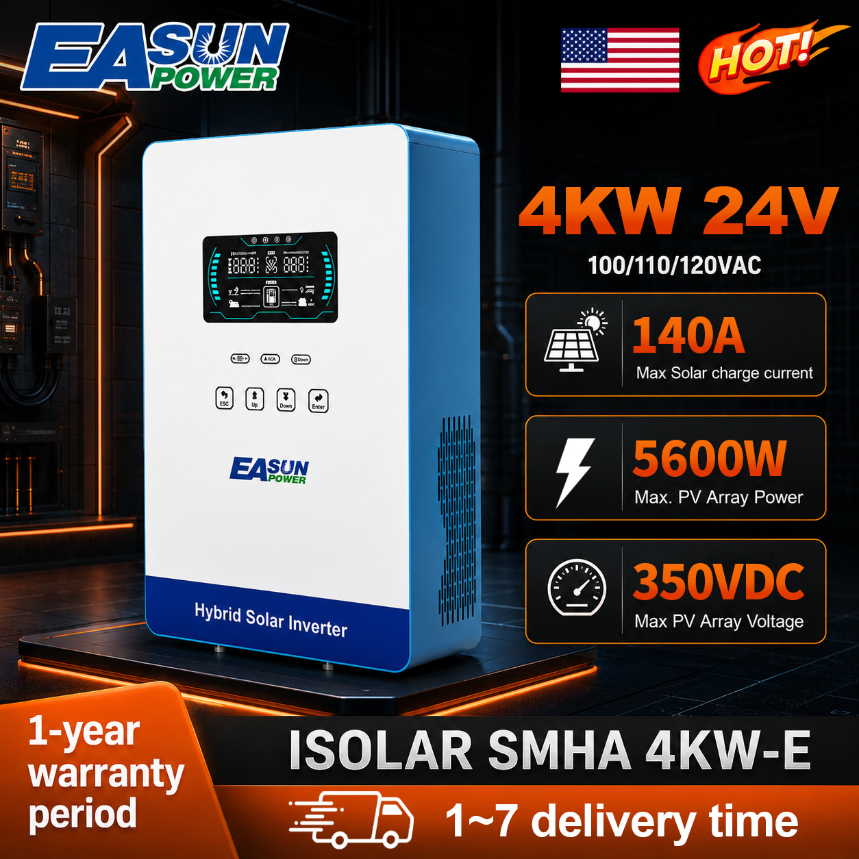 EASUN POWER 4000W Güneş Enerji - Grid Tie Inverter Limiter 2000W incelemesi ve fiyatı