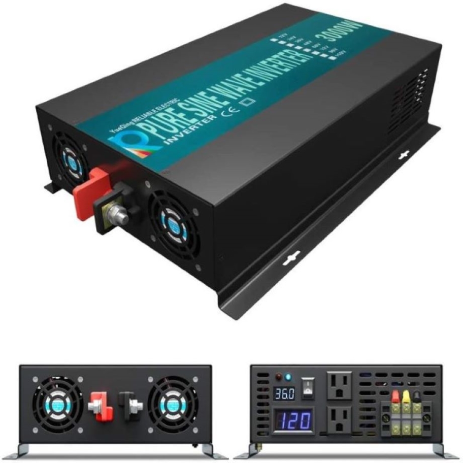 Saf Sinüs İnvertör 3000W Güneş - Inverter Pure Sine Wave 60Hz 120V 3000W incelemesi ve fiyatı
